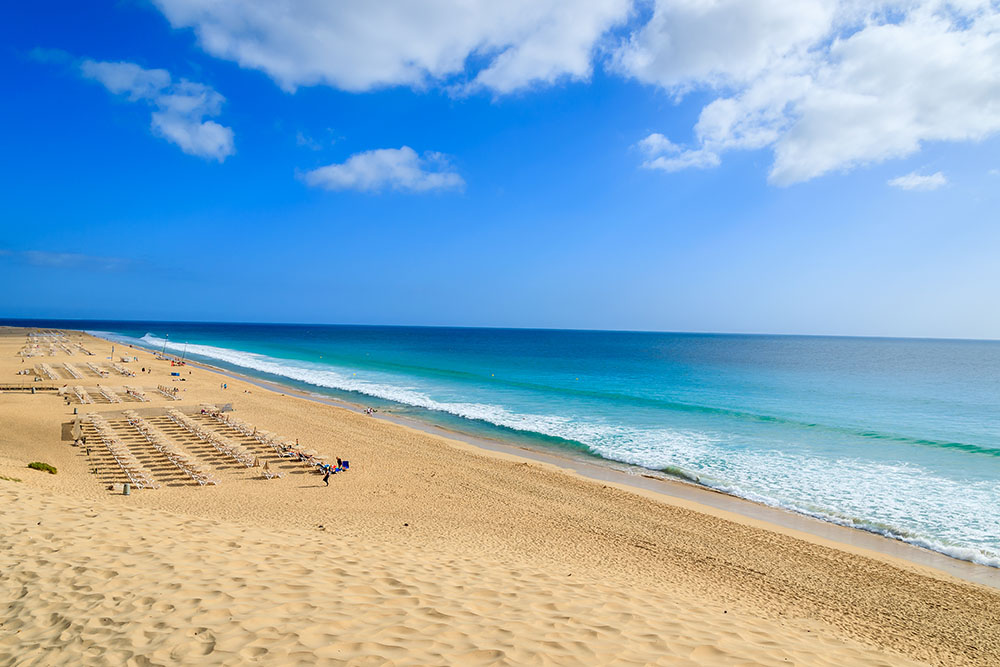 playas de Fuerteventura sin viento